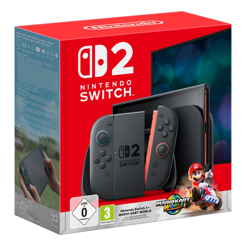 NINTENDO SWITCH 2 CONSOLE MARIOKART WORLD NEW IT