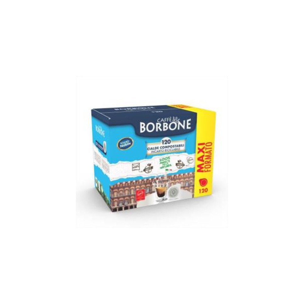CIALDE BORBONE BOX 44MM MISCELA NOBILE BLU 120 PEZZI