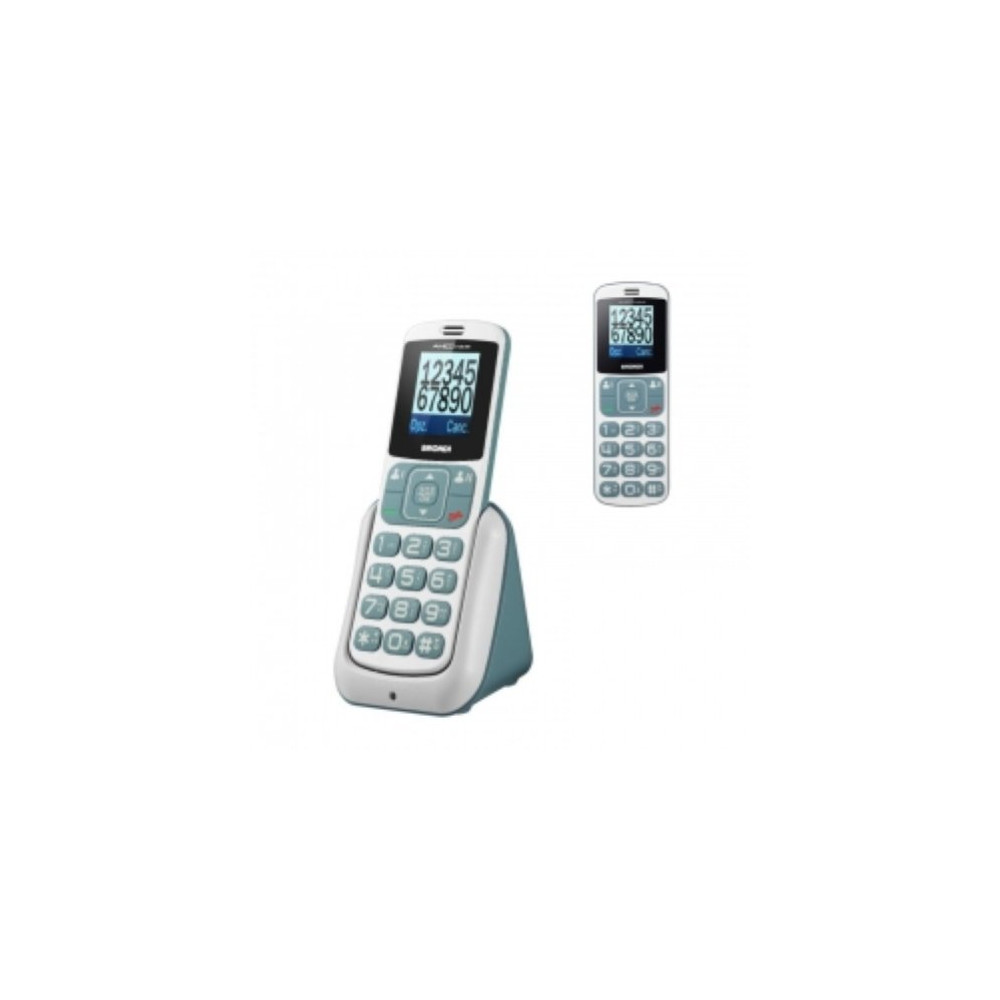 BRONDI AMICO HOME 1.77" BLUETOOH RADIO FM DUAL SIM WHITE GREY ITALIA