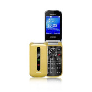 BRONDI PRESIDENT 3" GSM ULTRA SOTTILE CARATTERI GRANDI DUAL SIM GOLD ITALIA SENIOR PHONE