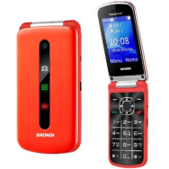 BRONDI PRESIDENT 3" GSM ULTRA SOTTILE CARATTERI GRANDI DUAL SIM RED SENIOR PHONE ITALIA