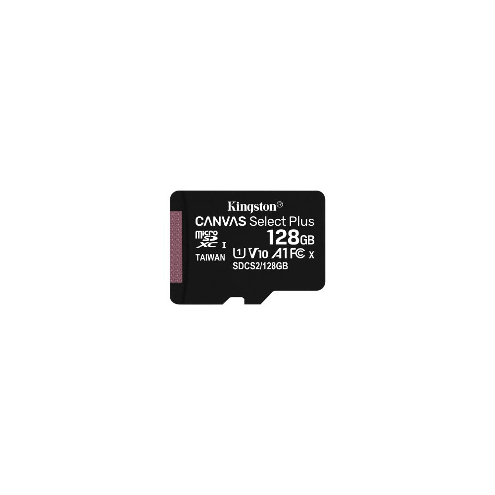 MICRO SD KINGSTON 128GB CL10 UHS-I CON ADATT 100MB/S LET.85MB/S SCRIT.