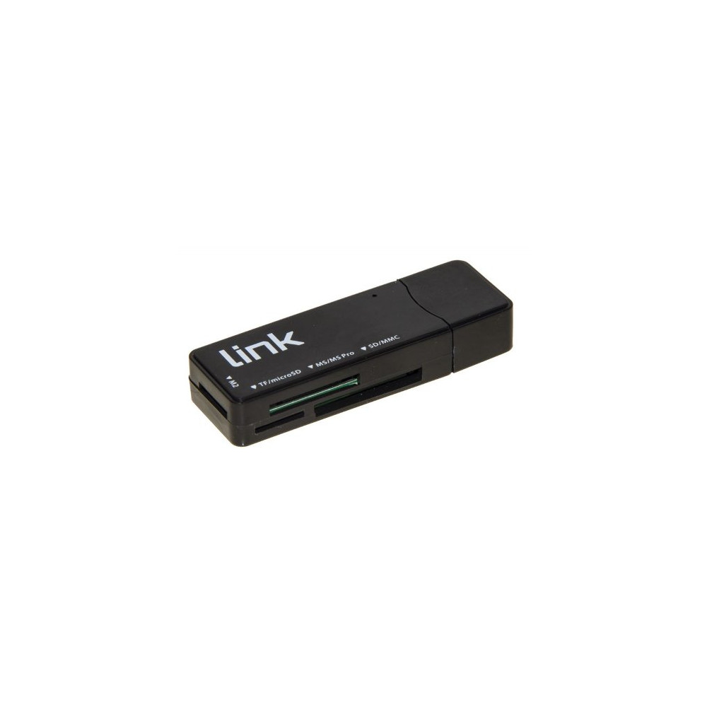 LINK CARD READER ESTERNO USB 3.0 MICRODSD/SD/MMC/MS/MSPRO/MSDUAL