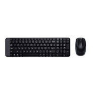 TASTIERA LOGITECH MK220 LOG CORDLESS+MOUSE NERA USB RETAIL 920-003721