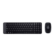 TASTIERA LOGITECH MK220 LOG CORDLESS+MOUSE NERA USB RETAIL 920-003721