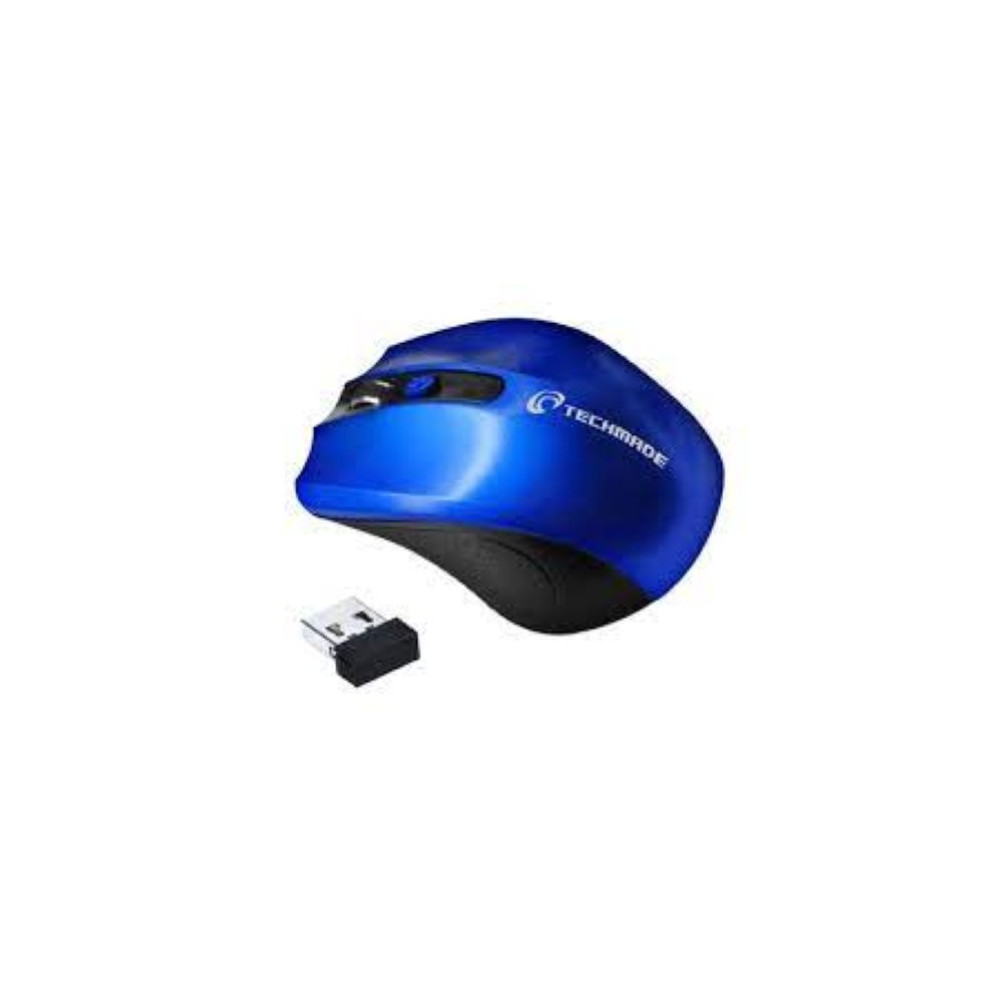 MOUSE TECHMADE OTTICO WIRELESS USB BLUE  TM-XJ30-BL 