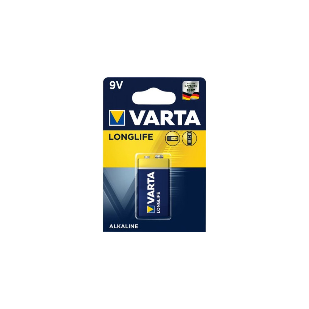 BATTERIA VARTA 6LF22 9V ALCALINA CONFEZIONE IN BLISTER 1PEZZO