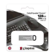KINGSTON DATATRAVELER KYSON 128GB USB A 3.2 ARGENTO
