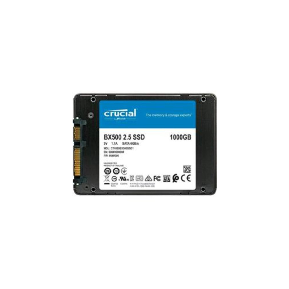 HARD DISK CRUCIAL BX500 SSD 1.000GB SATA III 2.5 3D NAND