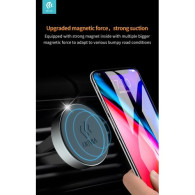 DEVIA CIRCLE SUPPORTO PAR AUTO DA BOCCHETTA ARIA MAGNETICO NERO