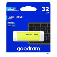 PENDRIVE GOODRAM 32GB UME2 YELLOW USB 2.0 - RETAIL BLISTER