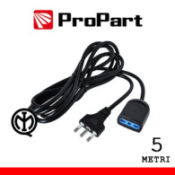 PROPART PROLUNGA LINEARE 10A 5METRI SPINA10A NERA