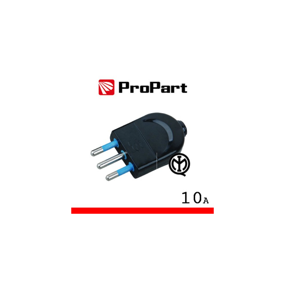 PROPART SPINA 10A 2P+T NERA POLYBAG