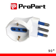 PROPART ADATTATORE SCHUKO 90Â° SPINA16A SALVASPAZIO