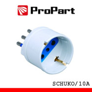 PROPART ADATTATORE SCHUKO SPINA10A POLYBAG
