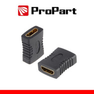 PROPART ADATTATORE PRESA HDMI (19PIN) Â" PRESA HDMI (19PIN) DORATO