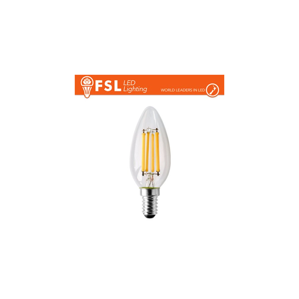 LUCE NATURALE - 4000K LAMPADA FILAMENTO OLIVA - 4W 4000K E14