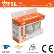 LUCE NATURALE - 4000K LAMPADA GOCCIA: CONFEZIONE PROMO 3PACK - 9W 4000K