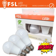 LUCE CALDA - 3000K LAMPADA GOCCIA: CONFEZIONE PROMO 3PACK - 12W 3000K