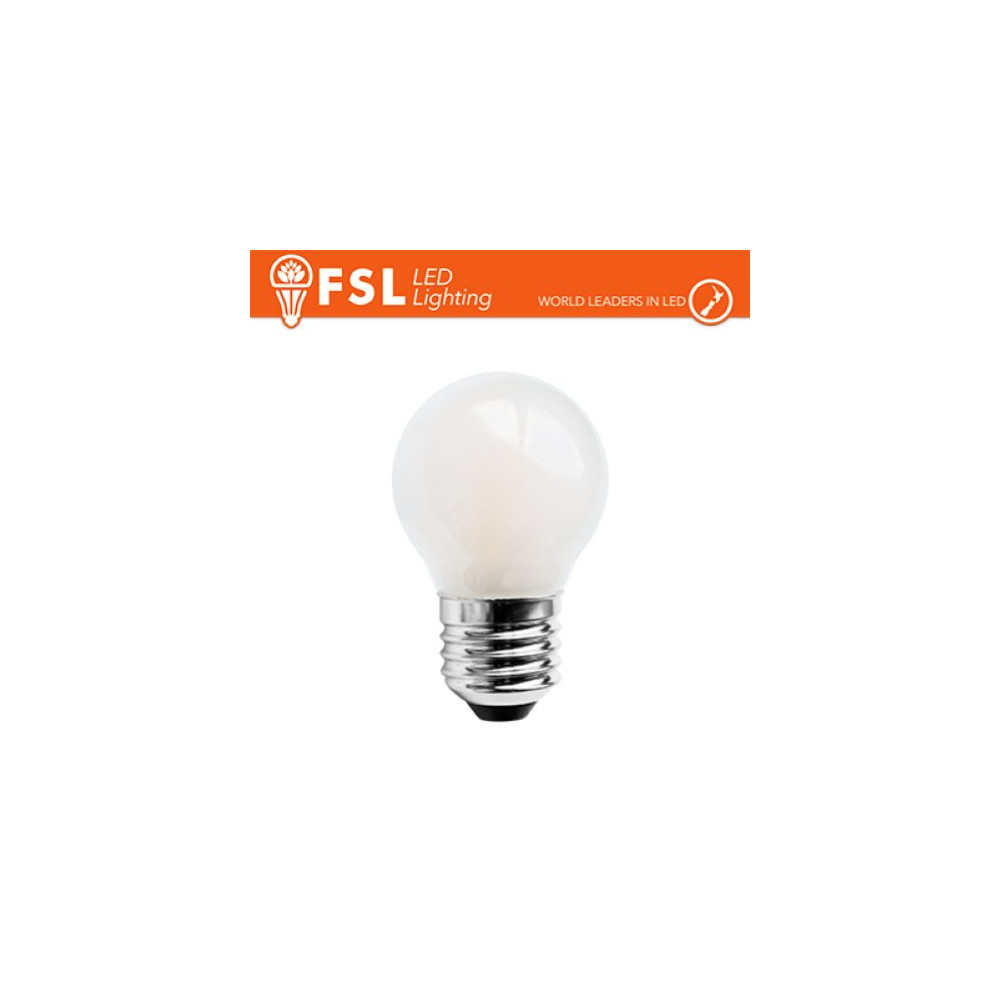 LUCE CALDA - 3000K LAMPADA FILAMENTO OPALE SFERA - 7W 3000K E27