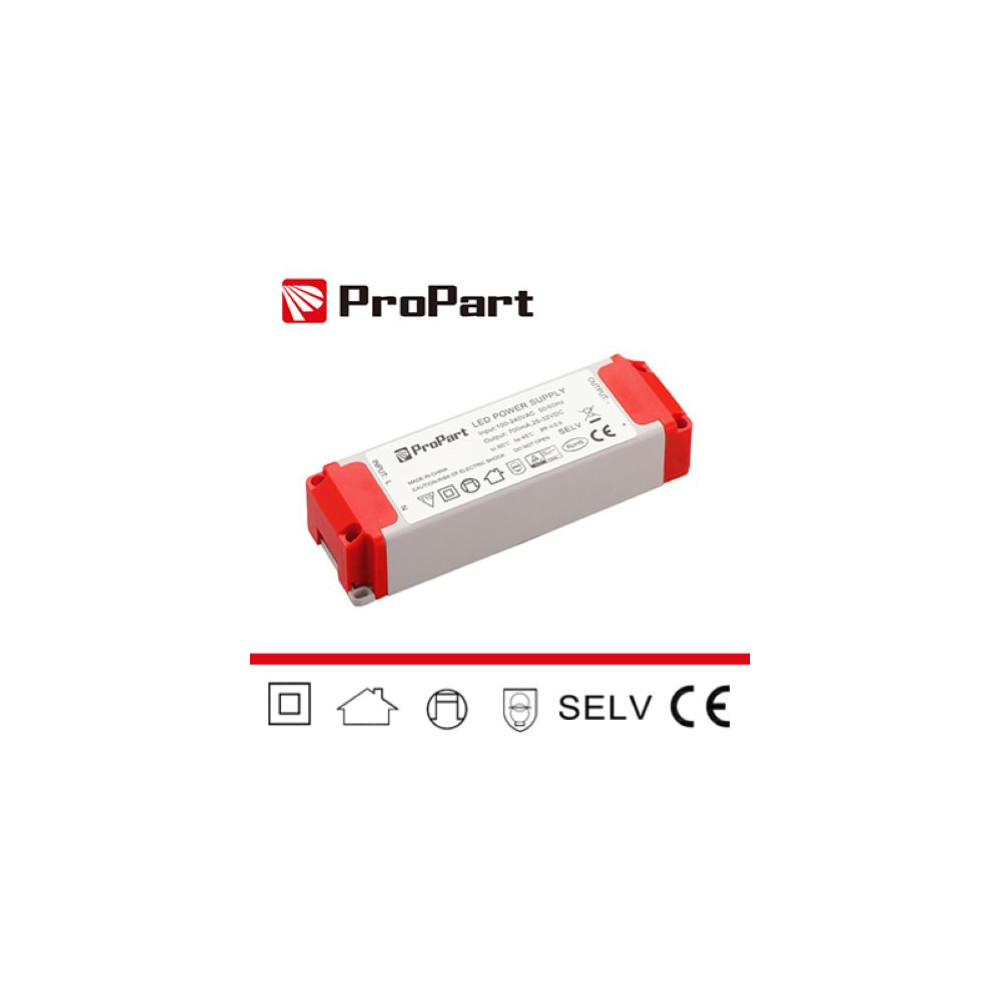 BIANCO CON TAPPI ROSSI ALIMENTATORE IP20 24V 30W 1.25A SIZE:133*42*30MM