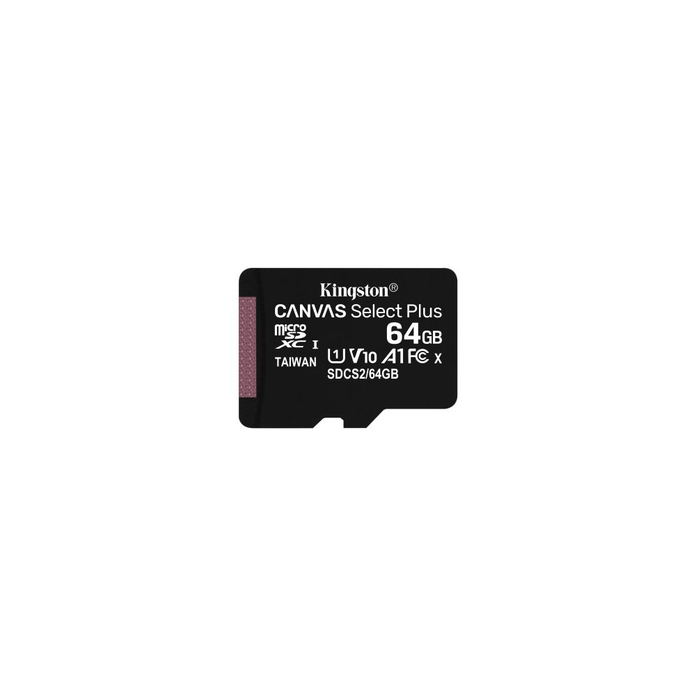 KINGSTON 64GB MICROSD CANVASSELECTPLUS+ADATTATORE