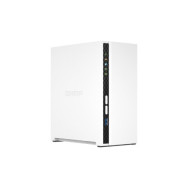 QNAP TS-233 NAS CHASSIS TOWER ARM 4C 2.0GHz RAM 2GB-2 BAY HDD/SSD 2.5"/3.5"-1xRJ-45 WHITE