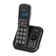 EMPORIA TH21AB TELEFONO CORDLESS SEGRETERIA TELEFONICA AMPIO DISPLAY ILLUMINATO NUMERI GRANDI VIVAVOCE COMPATIBILE CON APPARECCH