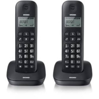 TELEFONO CORDLESS BRONDI GALA TWIN NERO