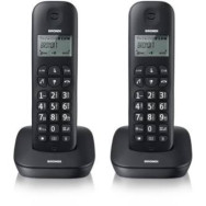 TELEFONO CORDLESS BRONDI GALA TWIN NERO