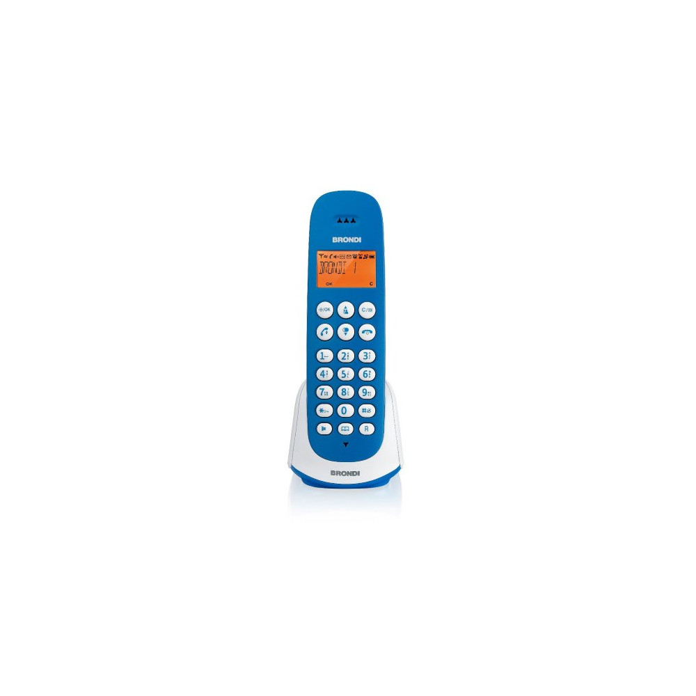 BRONDI ADARA - TELEFONO CORDLESS - VIVAVOCE - SVEGLIA - BLUE / WHITE