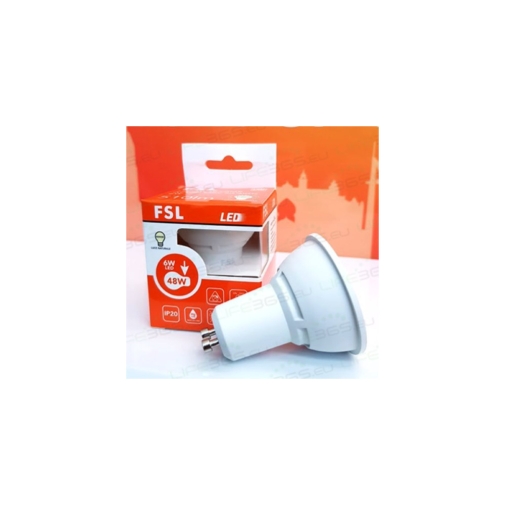 GU10 Lampadina LED - 3W 4000K 260LM 38Â° CRI>80