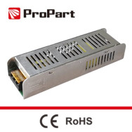 Metallico Alimentatore Scatolato Slim IP20 24V 150W 6.25A 188*45*35mm