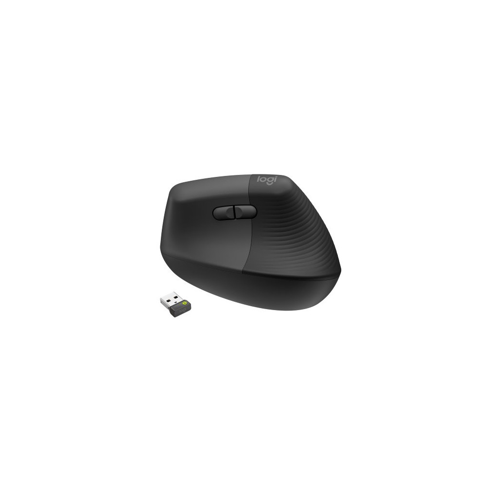 LOGITECH LIFT VERTICAL ERGONOMIC MOUSE MOUSE VERTICALE ERGONOMICO WIRELESS 6 PULSANTI CON RICEVITORE USB GRAPHITE