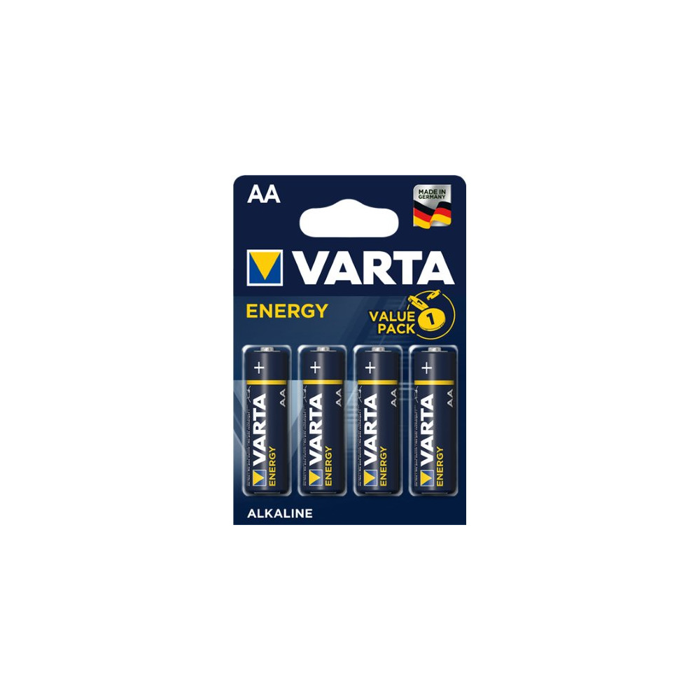 BATTERIA STILO AA ENERGY 1,5V 4PZ VARTA