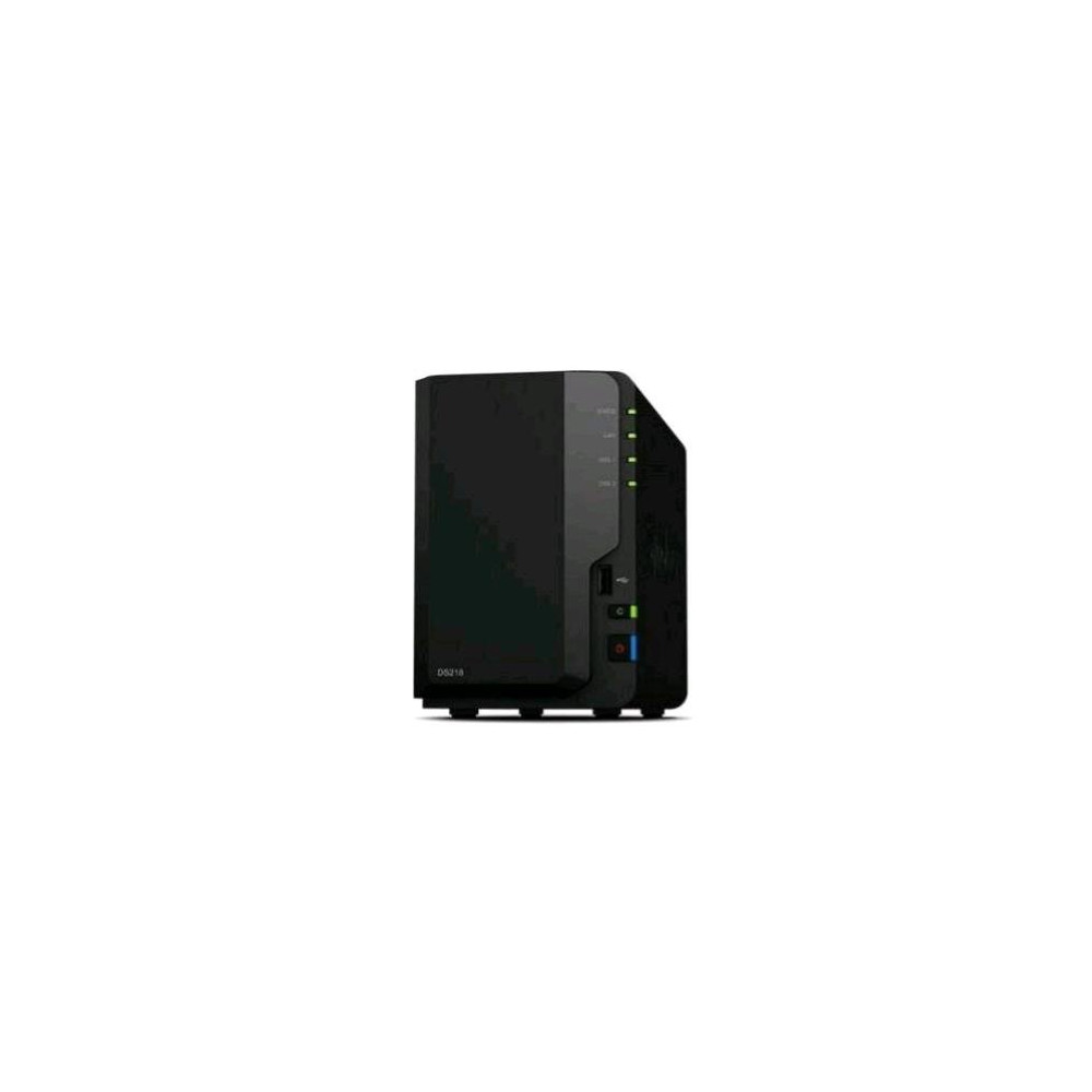SYNOLOGY DISKSTATION DS223 NAS CHASSIS DESKTOP REALTEK RTD1619B RAM 2GB-2 BAY HDD/SSD 2.5"/3.5"-LAN 10/100/1000 Mbps COLORE NERO