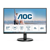 MONITOR AOC Q27B3MA 27" LED QUAD HD 75HZ 4MS ADAPTIVE SYNC WIDE FRAMELESS HDMI DISPLAYPORT ALTOPARLANTI INCORPORATI NERO