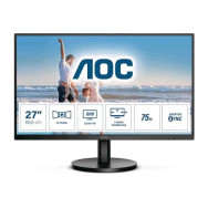 MONITOR AOC Q27B3MA 27" LED QUAD HD 75HZ 4MS ADAPTIVE SYNC WIDE FRAMELESS HDMI DISPLAYPORT ALTOPARLANTI INCORPORATI NERO