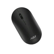 MOUSE WIRLESS OTTICO 3D EGG BLACK 1000 DPI 3 TASTI PLUG&PLAY ADJ