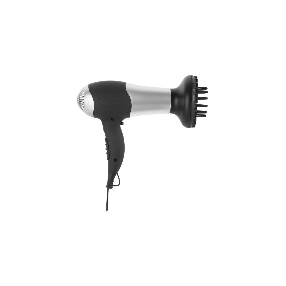 TRISTAR ASCIUGACAPELLI CON DIFFUSORE 2000W NERO/SILVER HD-2322