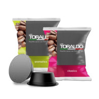 CAFFE TORALDO MISCELA CLASSICA 100 CAPSULE COMPATIBILI A MODO MIO 