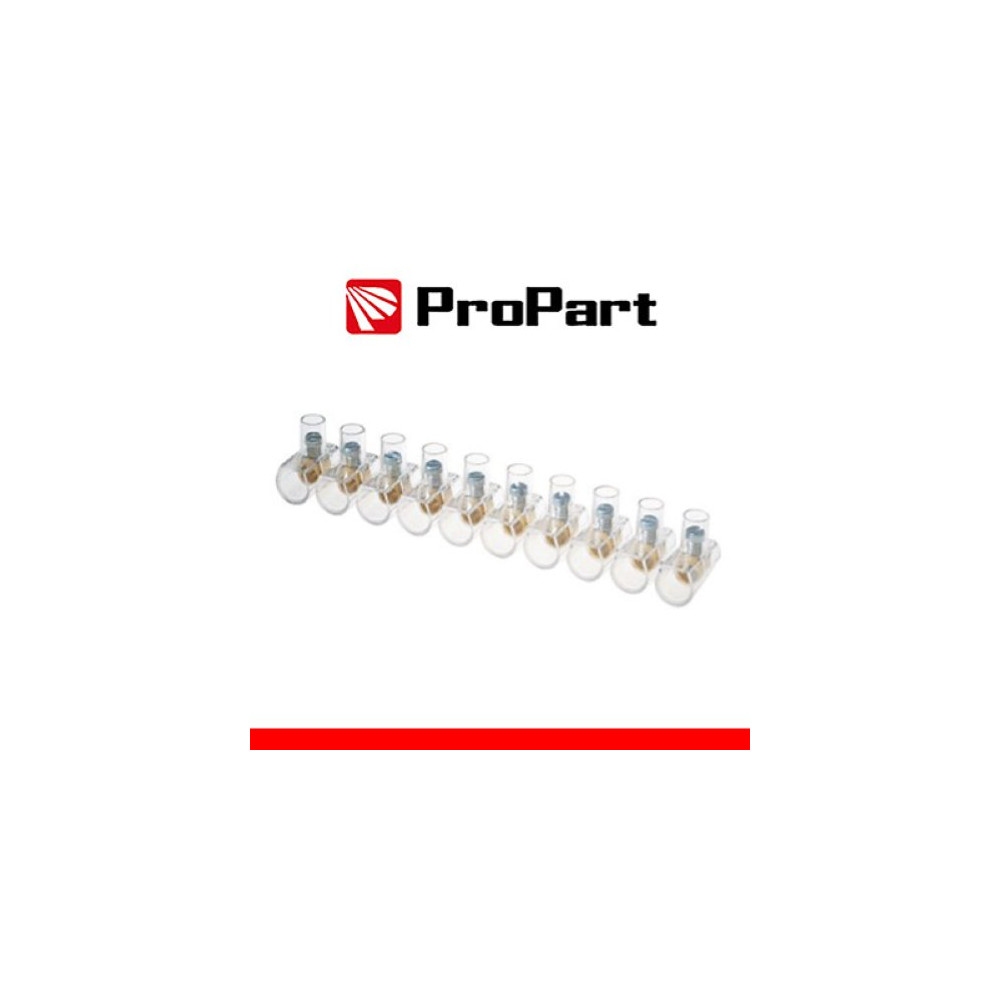 ProPart Morsetti volanti trasp. 10poli 6mm2 10 stecche da 10pz cada