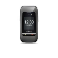 EMPORIA ONE SENIOR PHONE 2G 2.4" TASTI GRANDI SOS OPZIONALE 3 TASTI SCELTA RAPIDA FOTOCAMERA GRIGIO SILVER