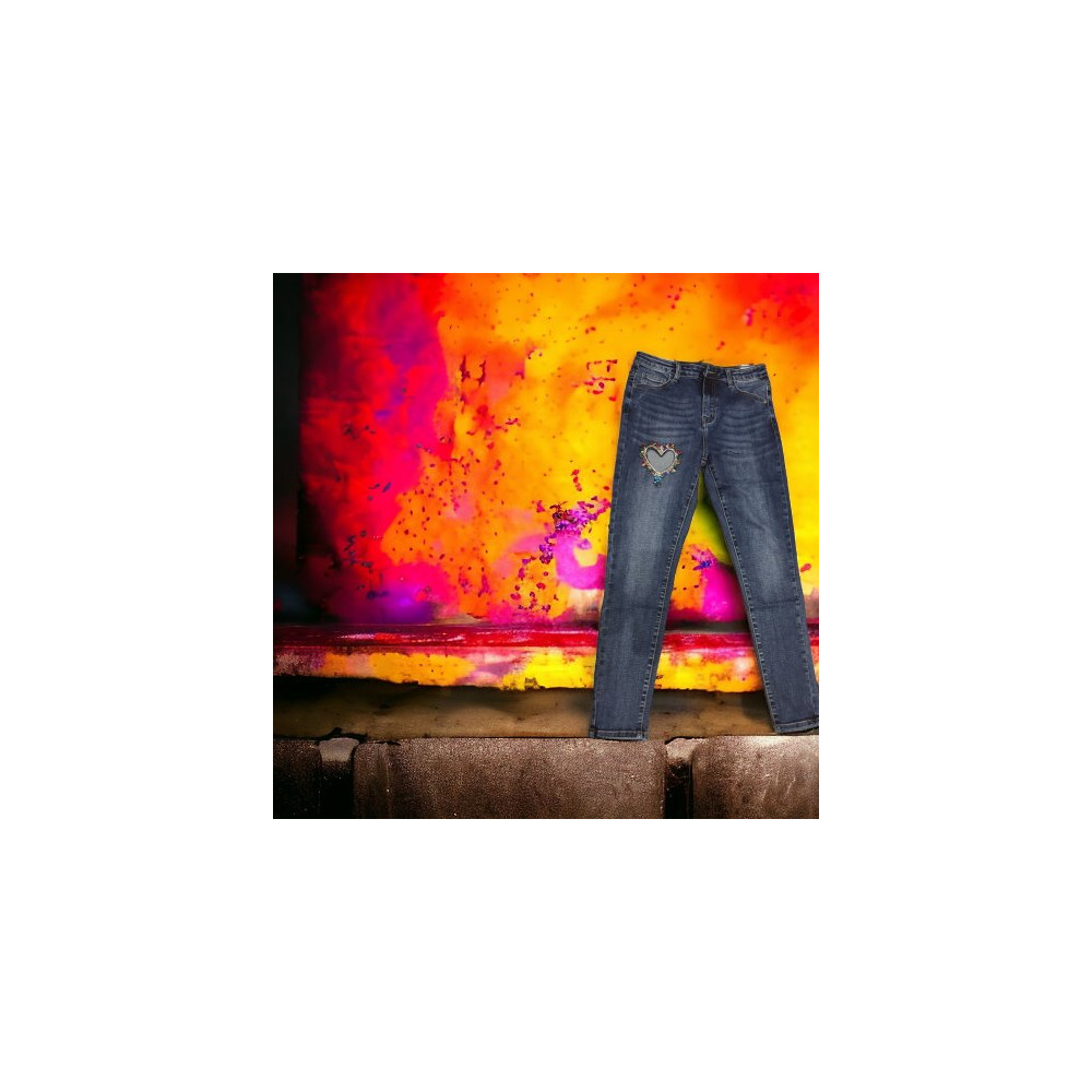 JEANS CUORE TAGLIA S