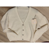 CARDIGAN SWAROVSKY BIANCO T.U.