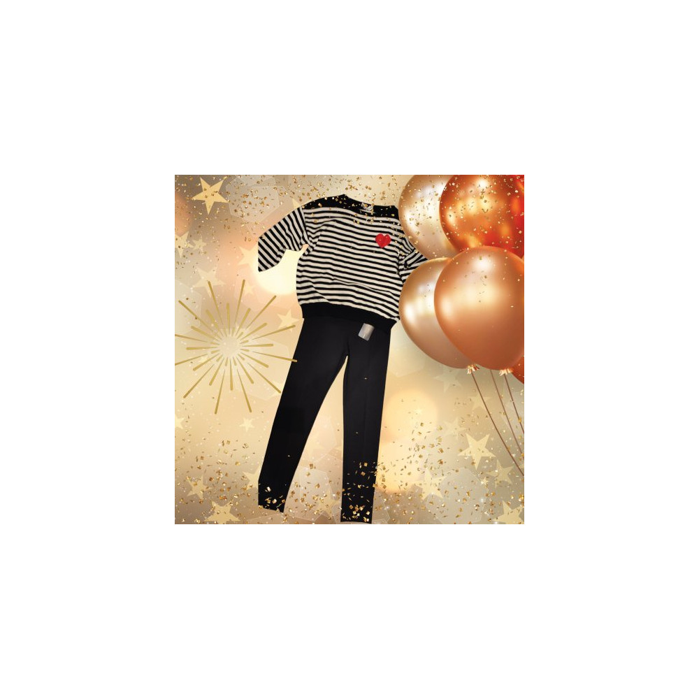 LEGGINGS IN TESSUTO ELASTICIZZATI NERO TAGLIA S