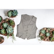 GILET GRIGIO CHIARO T.U.