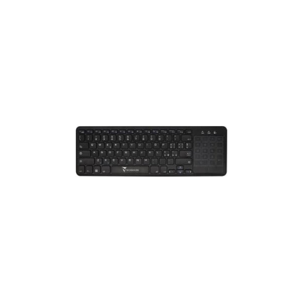 Techmade Tastiera Wireless TM-BK268T con Touchpad Black