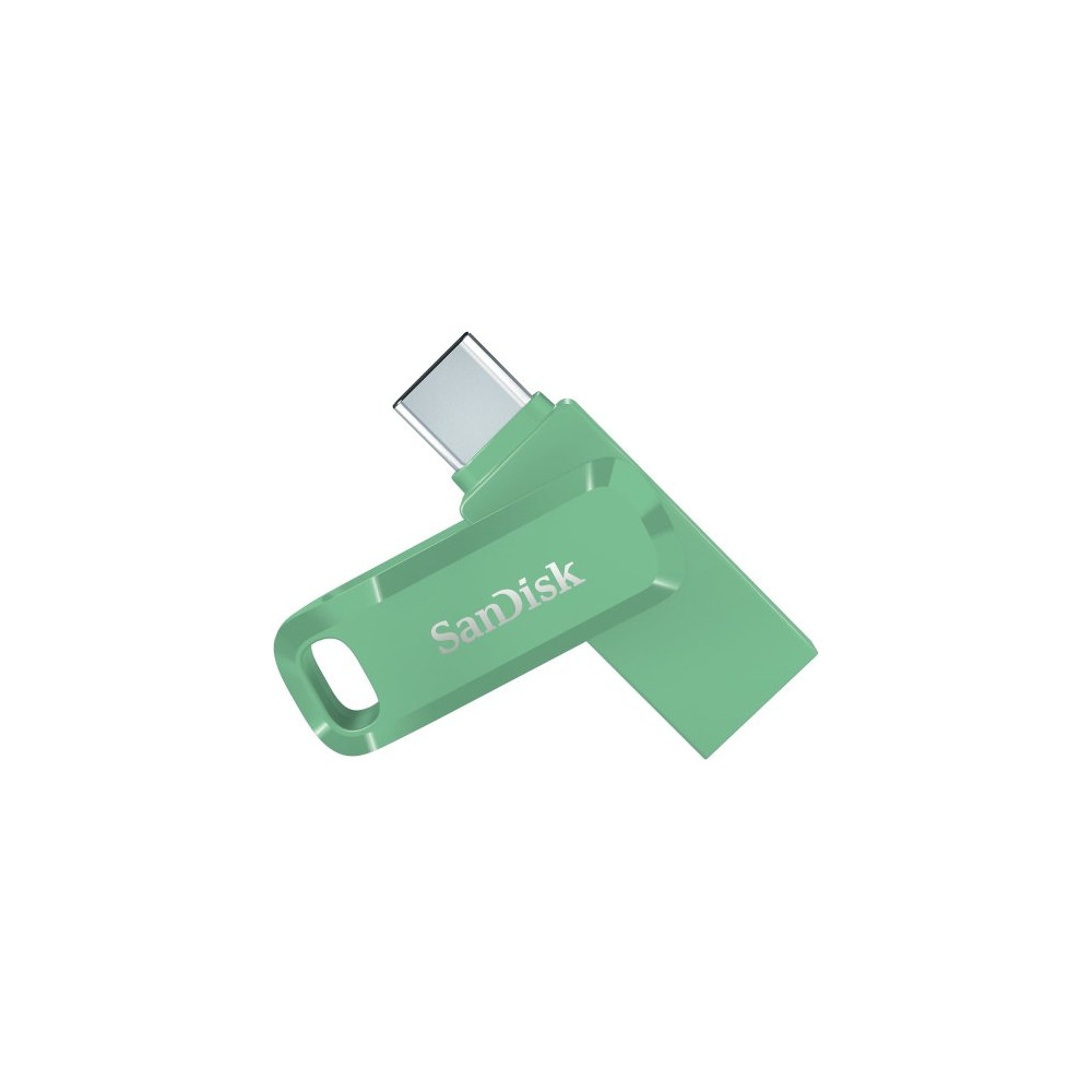 SanDisk Ultra Dual Drive Go - Chiavetta USB - 64 GB - USB 3.2 Gen 1 / USB-C - absinthe green (verde)
