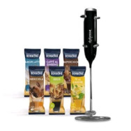 BORBONE KIT DEGUSTAZIONE SOLUBILI - 1 FRULLINO ELETTRICO + 6 STICK ASSORTITI (AMORLATTE - GINSENG - SUPERCIOCK - ORZO - NOCCIOLA